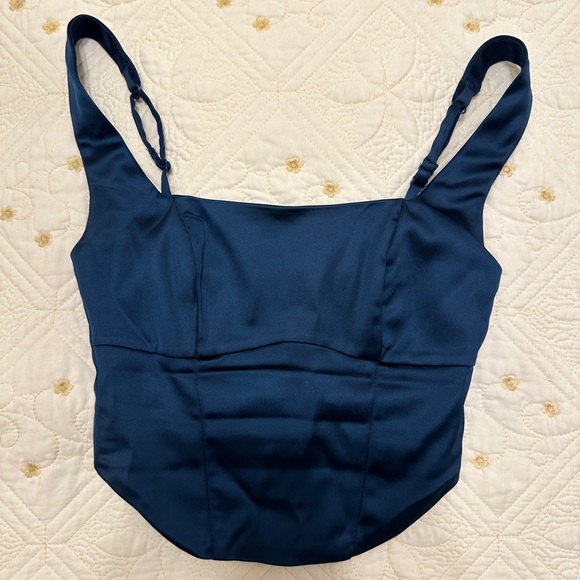Abercrombie Satin Corset top - Picture 2 of 9